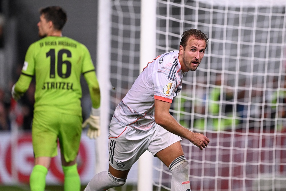 Bayern sai na frente, passa sufoco, mas garante vaga na Copa da Alemanha graças a Harry Kane