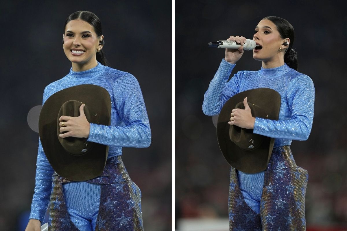 Hino Nacional cantado por Ana Castela