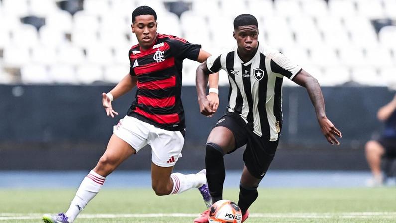 Com golaço de panamenho, Botafogo goleia Flamengo no Carioca Sub-20