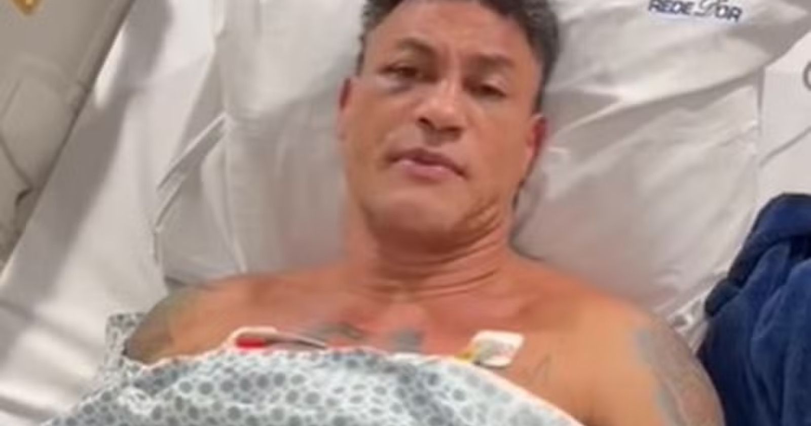 Popó Freitas sofre lesão em briga generalizada e passa por cirurgia
