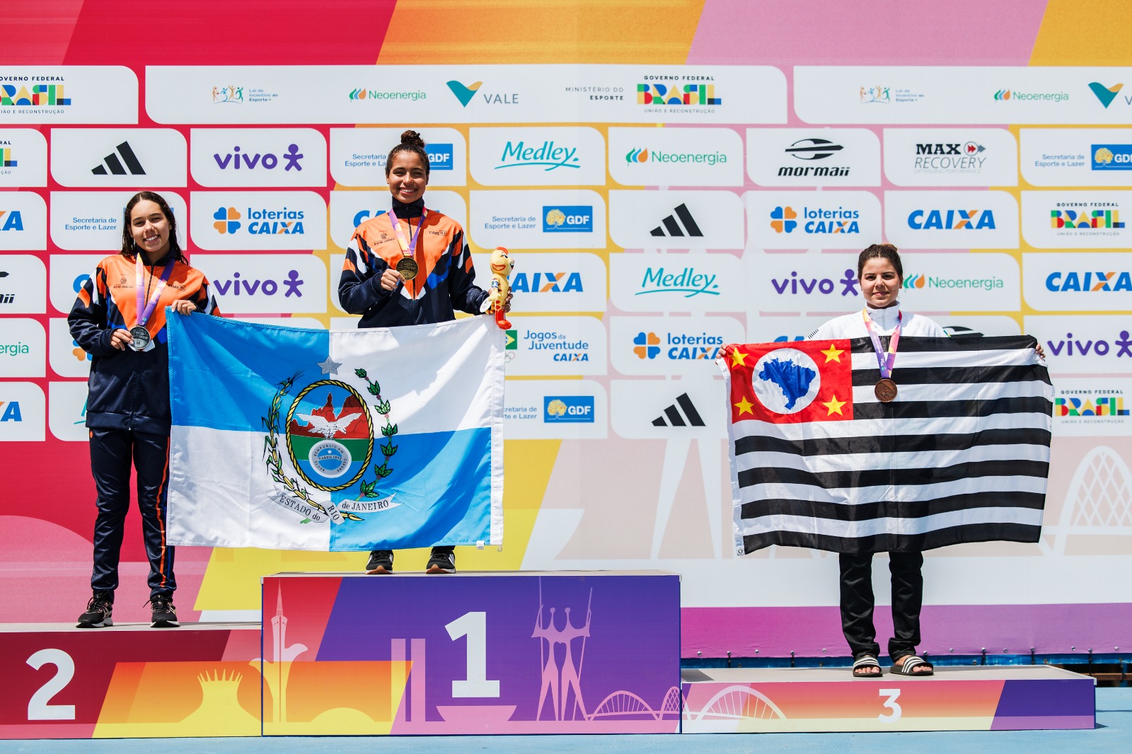 Rio de Janeiro conquista 80 medalhas e faz história nos Jogos da Juventude