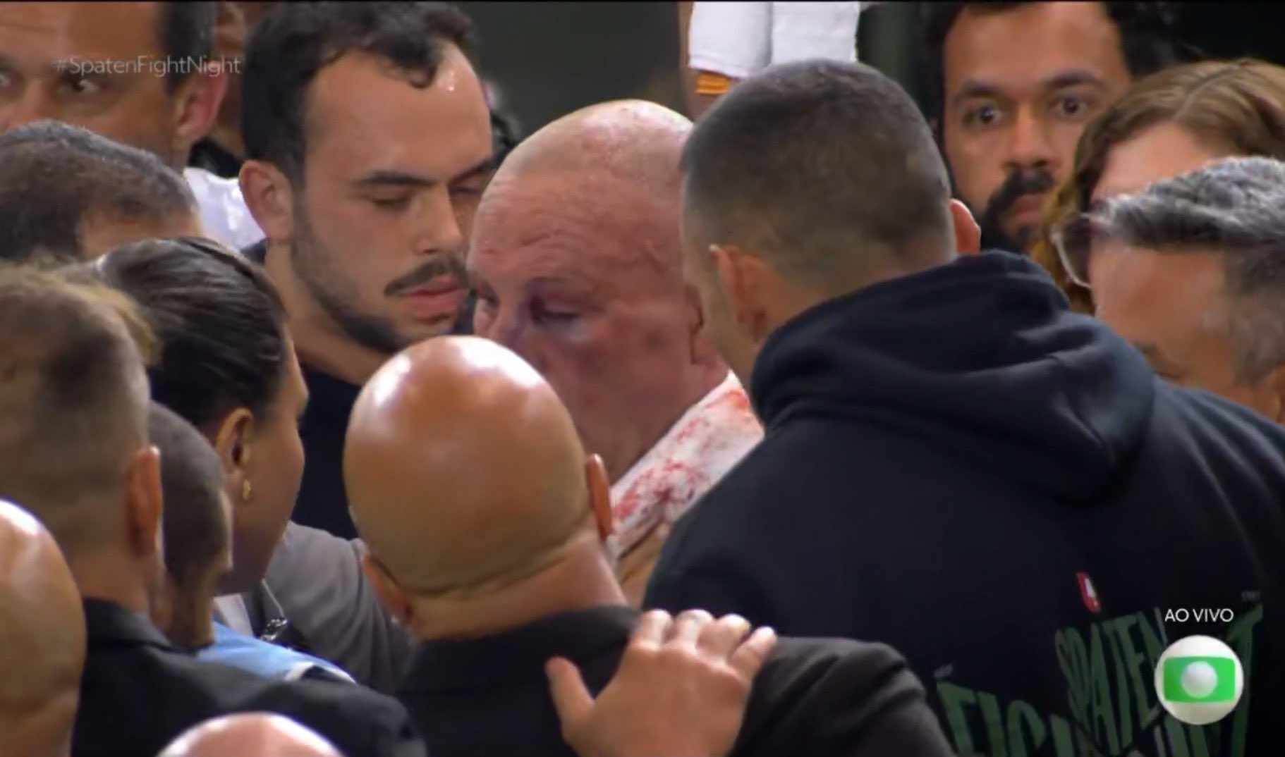 Popó x Wanderlei Silva Foto: Reprodução/TV Globo