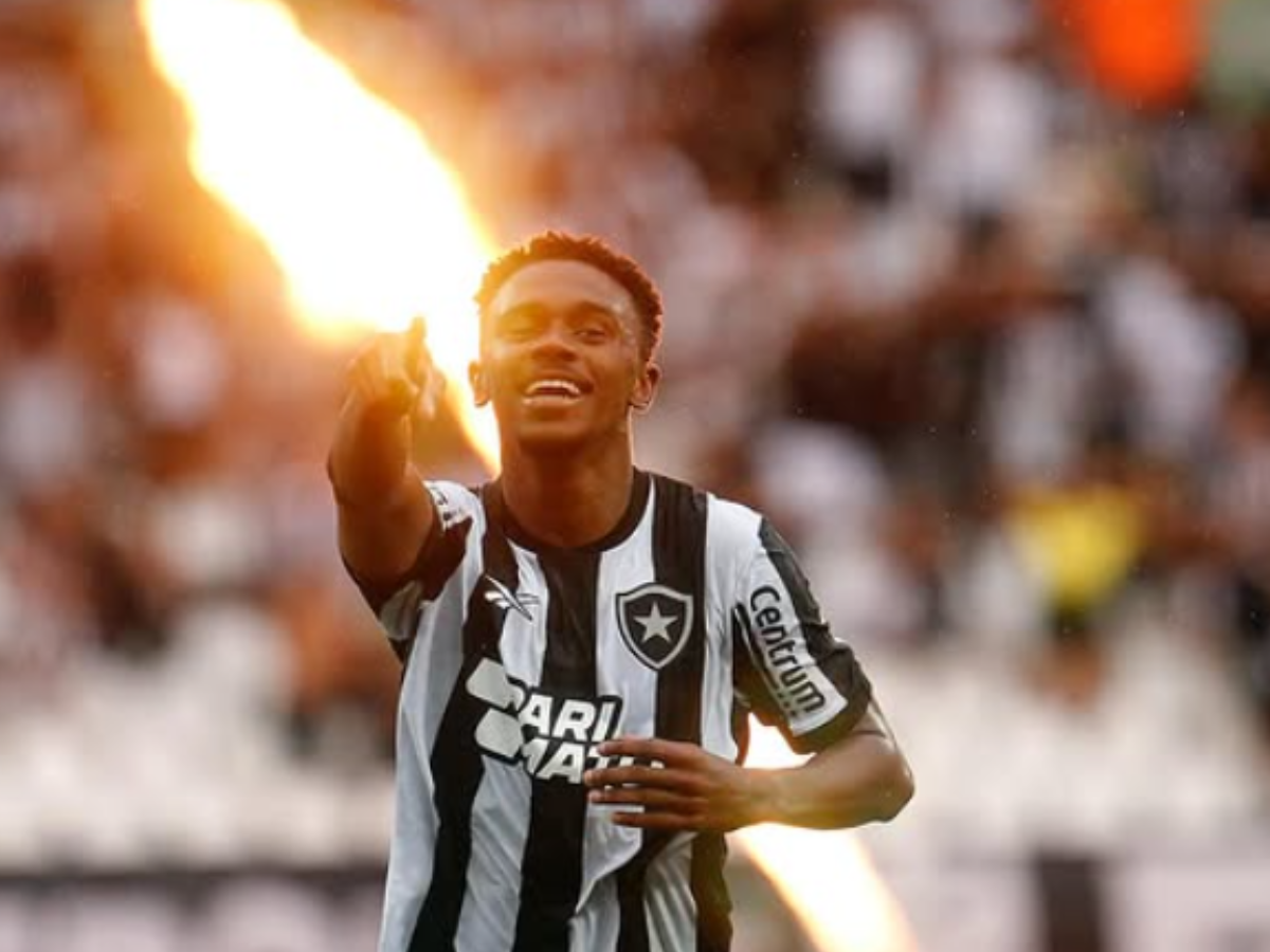 A declaração de Jeffinho, do Botafogo, após voltar a marcar contra o Bahia