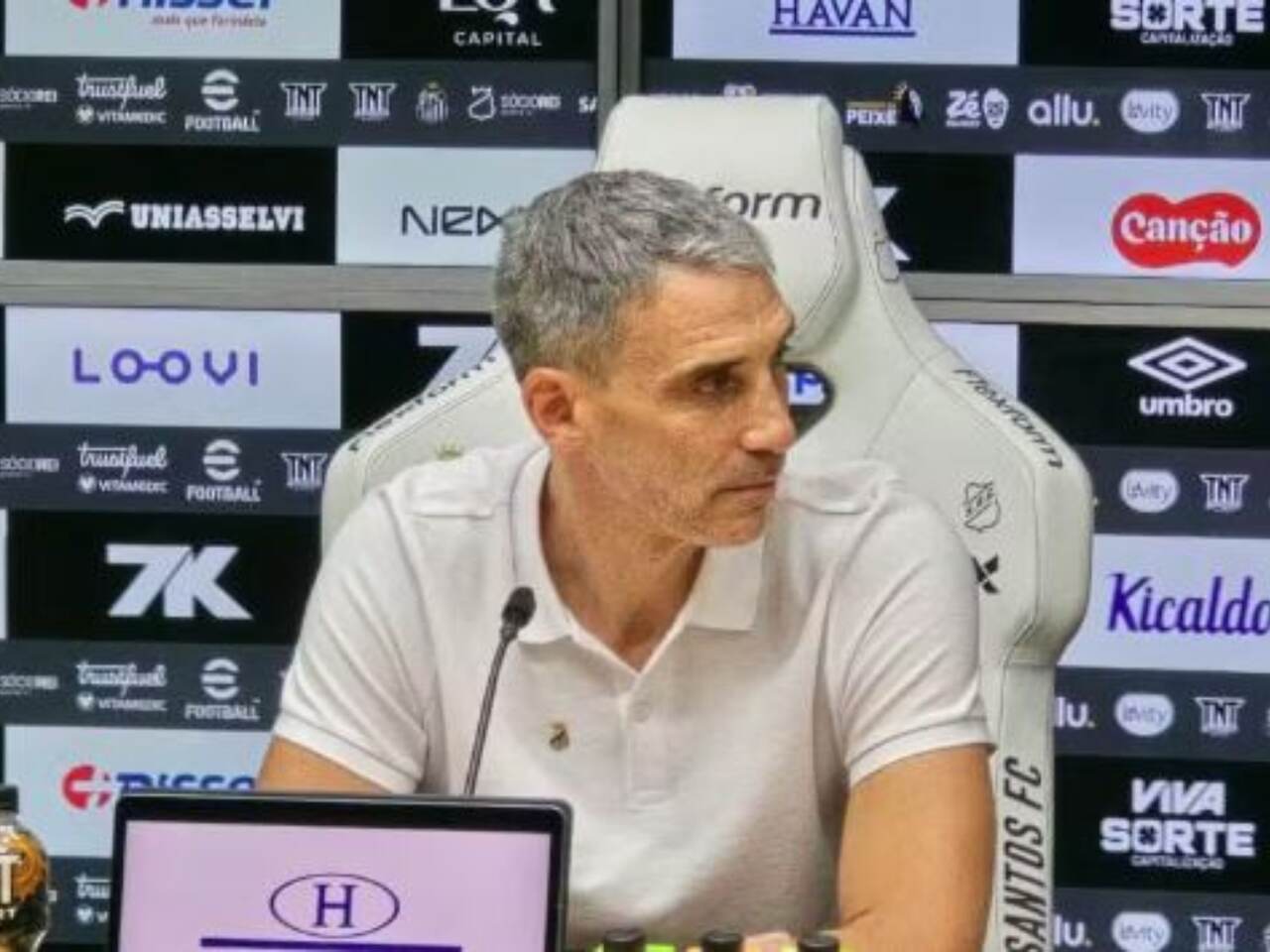 A declaração de Vojvoda, do Santos, após empate com Grêmio