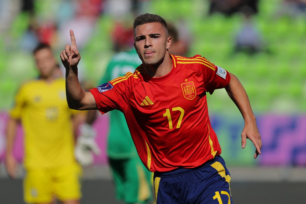 Espanha vence Ucrânia e se torna a primeira seleção garantida nas quartas do Mundial Sub-20