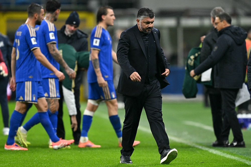 Gattuso se desculpa e cobra reação da Itália na repescagem da Copa