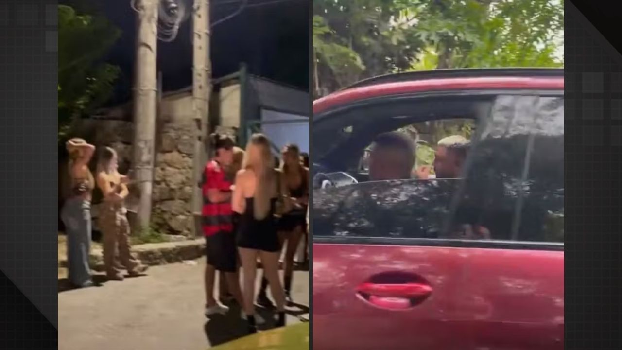 festa dos jogadores do Flamengo tem centenas de mulheres e polícia