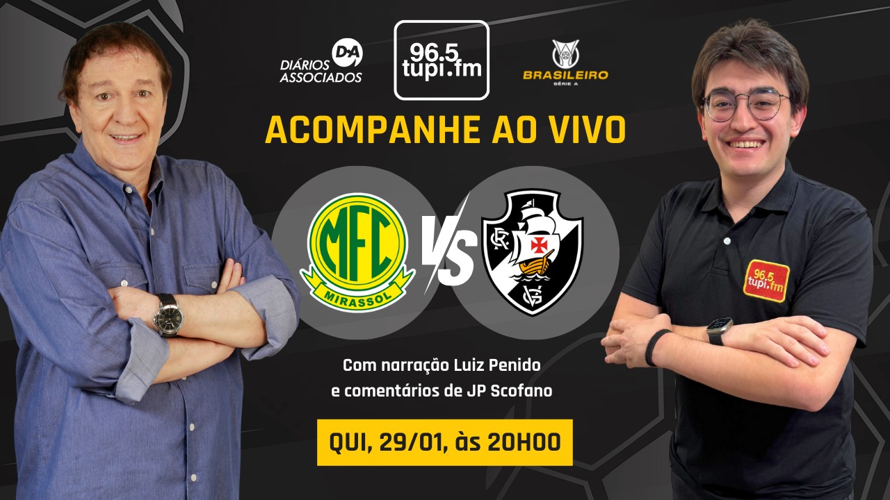 Mirassol x Vasco ao vivo