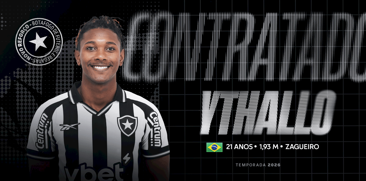 Botafogo anuncia terceiro reforço para a temporada