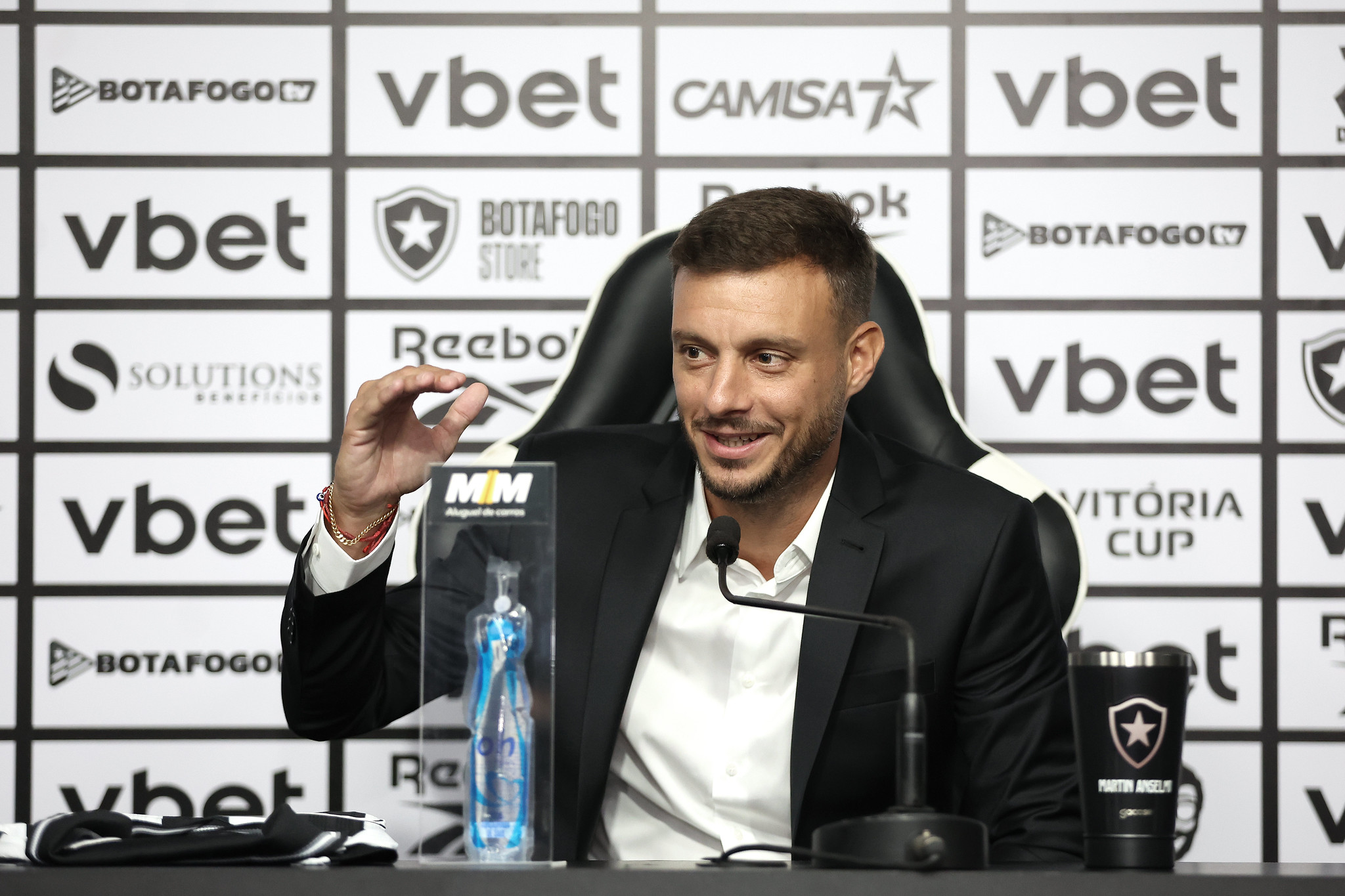 Martín Anselmi, treinador do Botafogo