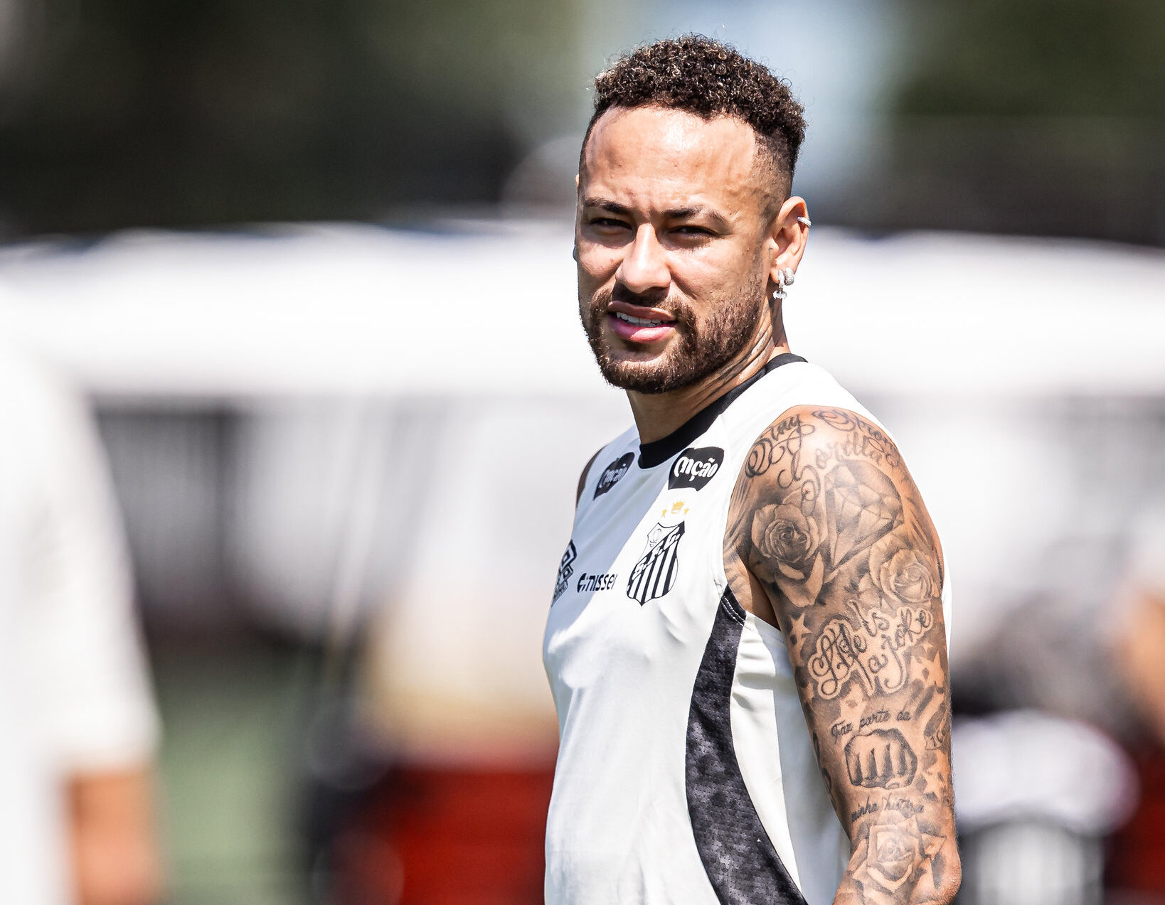 Neymar, atacante do Santos