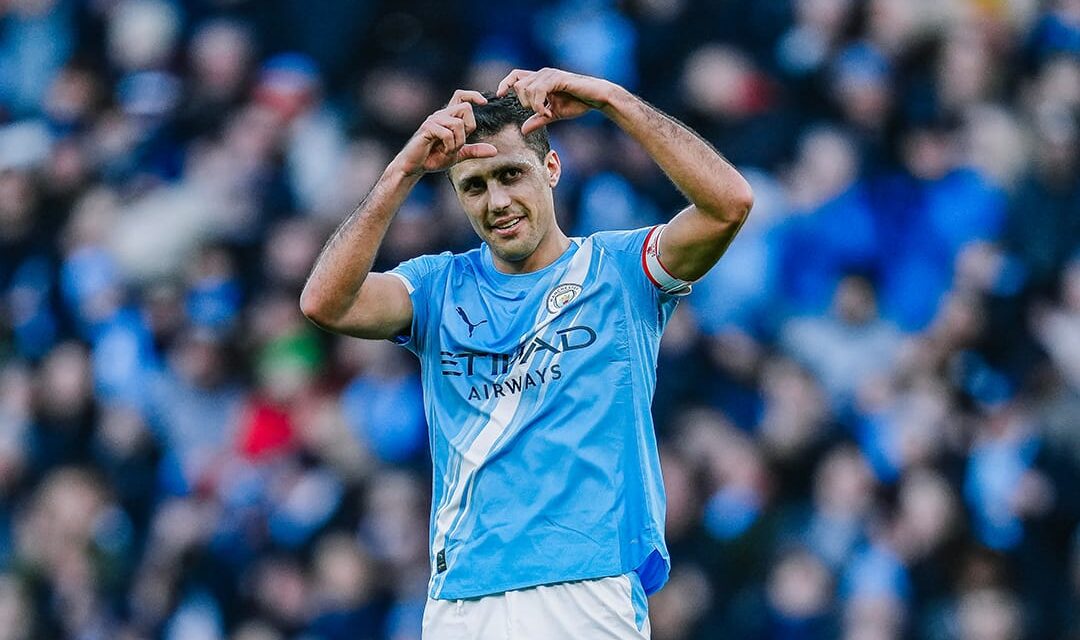 Rodri interrompe sequência de quase dois anos sem fazer gols; veja detalhes