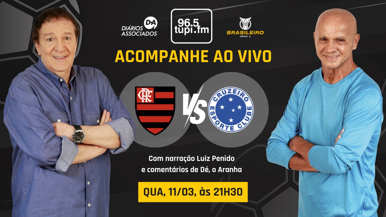 Ao vivo: Flamengo tenta manter fase positiva contra o Cruzeiro