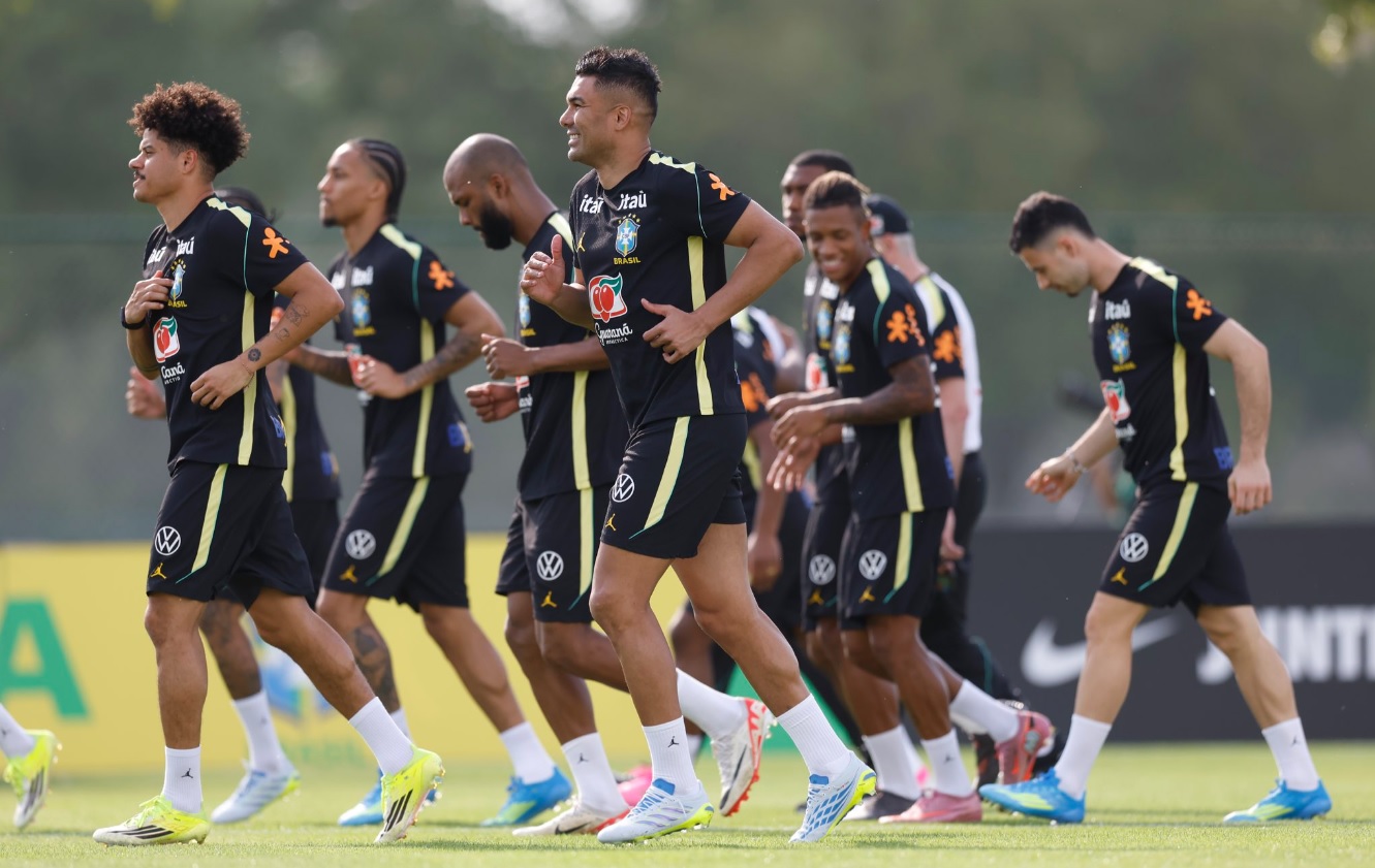 Treino da Seleção Brasileira