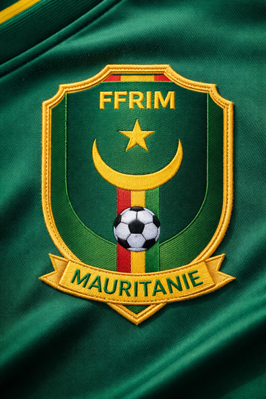 Emblema da seleção de futebol da Mauritânia (Foto: ChatGPT)