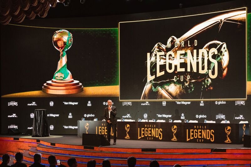 Troféu da World Legends Cup (Foto: Divulgação)