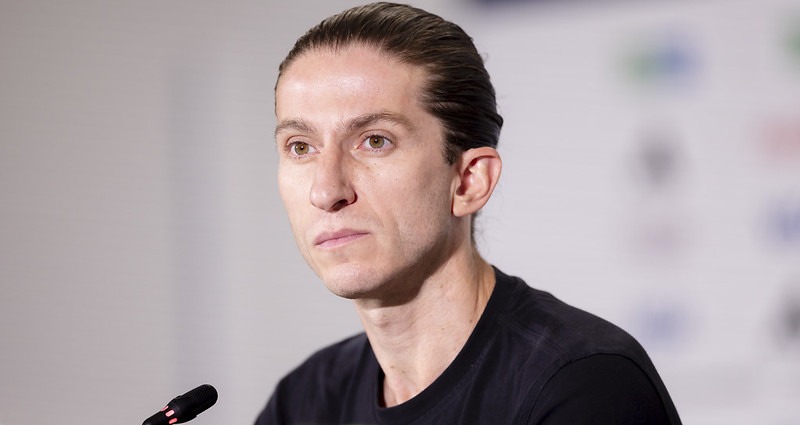 Filipe Luís. Foto: Adriano Fontes/Flamengo