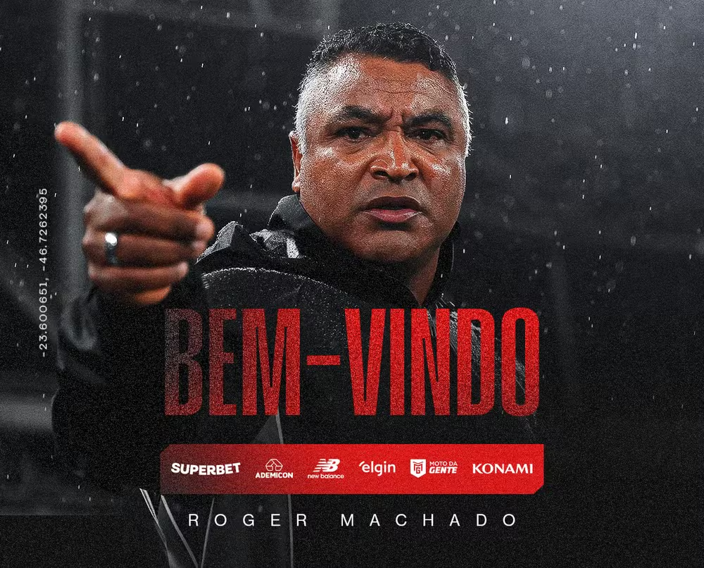 São Paulo anuncia Roger Machado como novo técnico até o fim de 2026