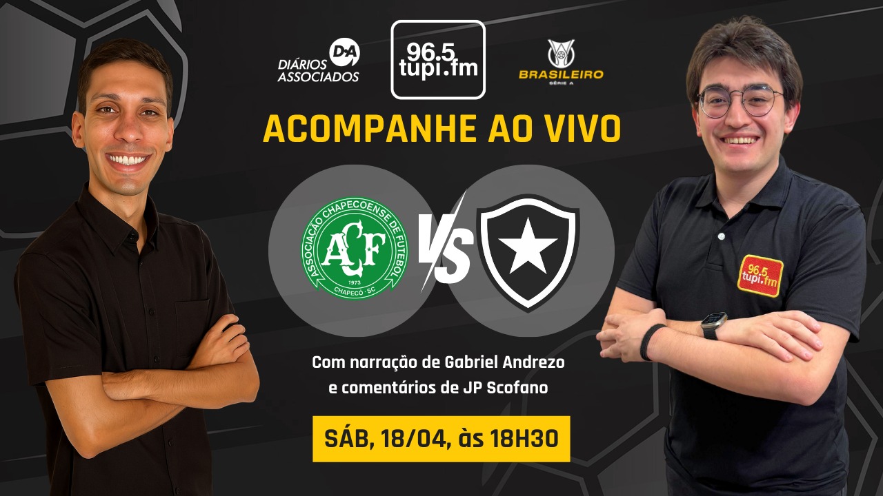 Ao vivo: Botafogo visita a Chapecoense, na Arena Condá, pelo Brasileirão