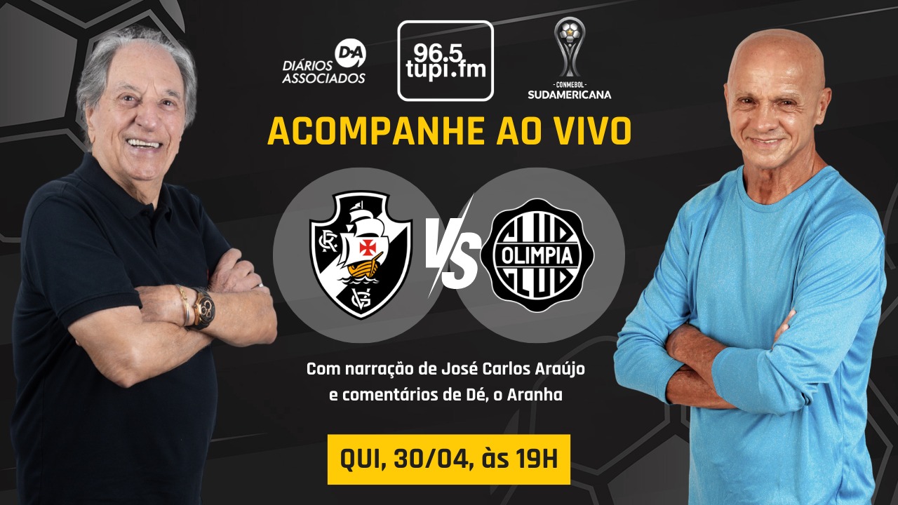 Ao vivo: Vasco recebe o Olímpia em São Januário pela Copa Sul-Americana