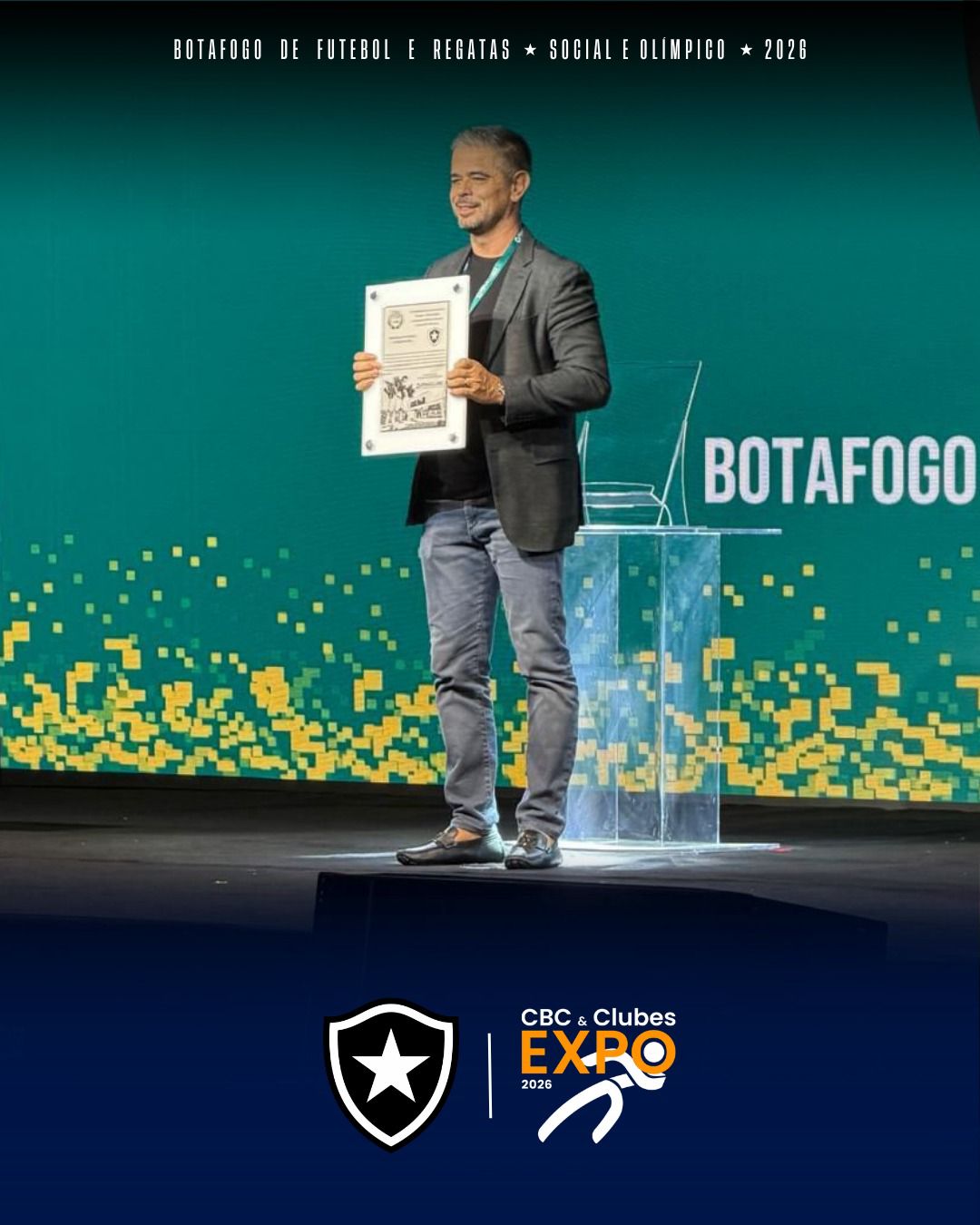 Botafogo recebe premiação do Comitê Brasileiro de Clubes