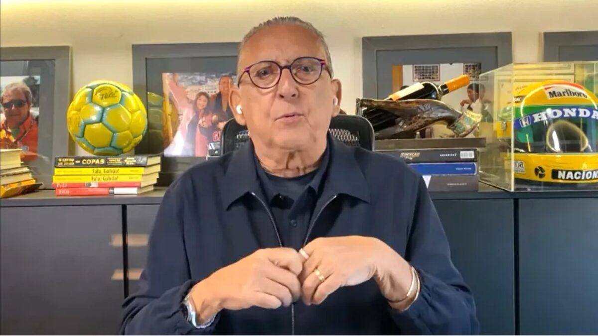 "Estarei ao seu lado": Galvão Bueno emociona com mensagem de apoio a Luís Roberto