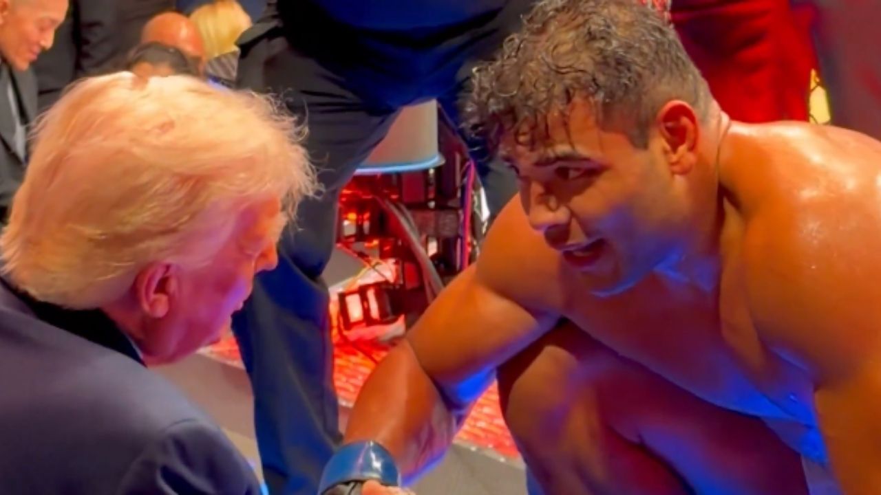 "Poderia ser um modelo": Trump exalta lutador brasileiro após vitória no UFC; vídeo