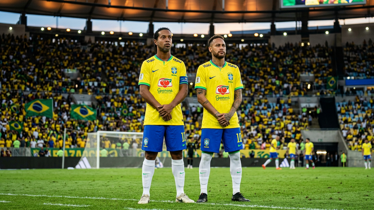 Ronaldinho Gaúcho manifesta apoio a Neymar para a Copa, mas ressalta a importância de respeito ao trabalho de Ancelotti