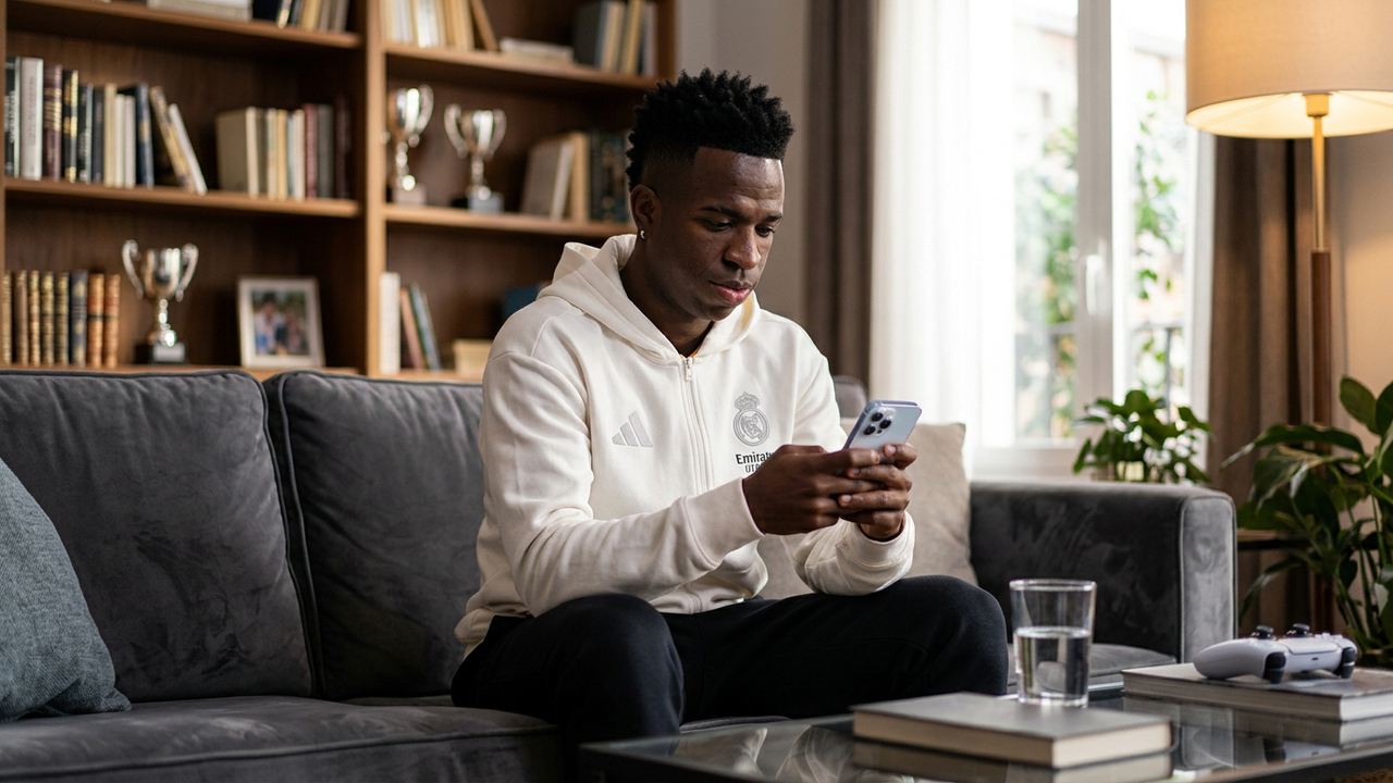 Vinícius Jr.: "Quanto mais redes sociais usamos, mais achamos que estamos conectados, quando na verdade estamos nos desconectando uns dos outros."