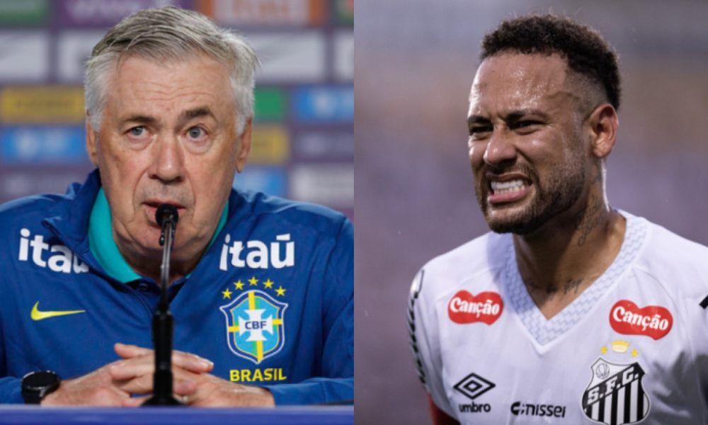 Ancelotti comenta situação de Neymar antes de convocação: ‘Depende apenas dele’