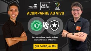 Ao vivo: Botafogo enfrenta a Chapecoense na Arena Condá pela Copa do Brasil