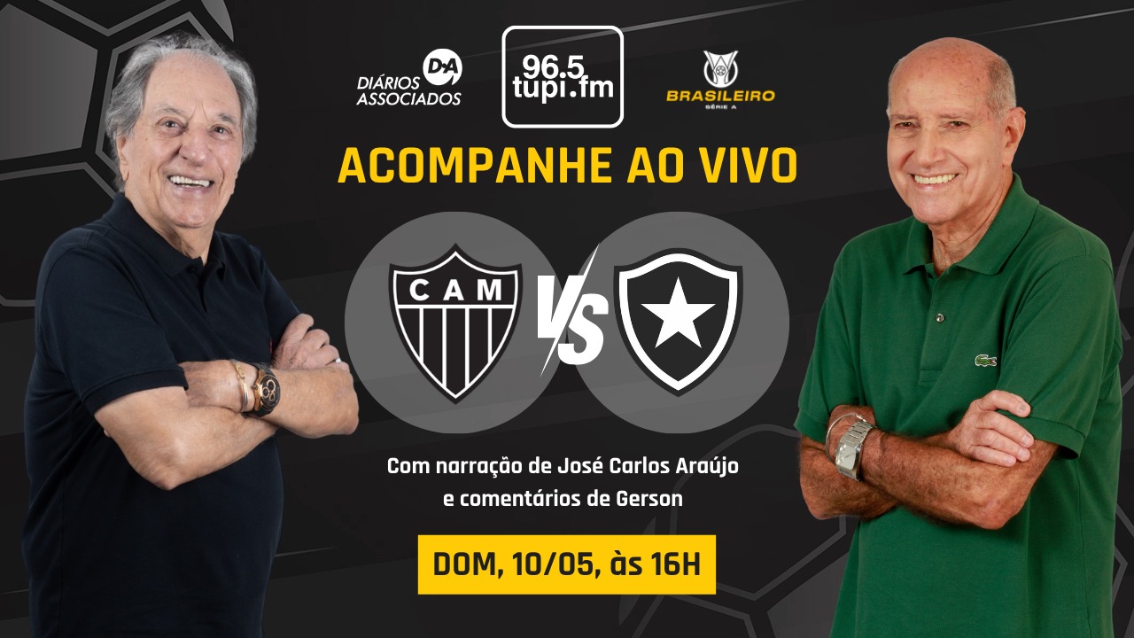 Ao vivo: Botafogo enfrenta o Atlético-MG na Arena MRV pelo Brasileirão