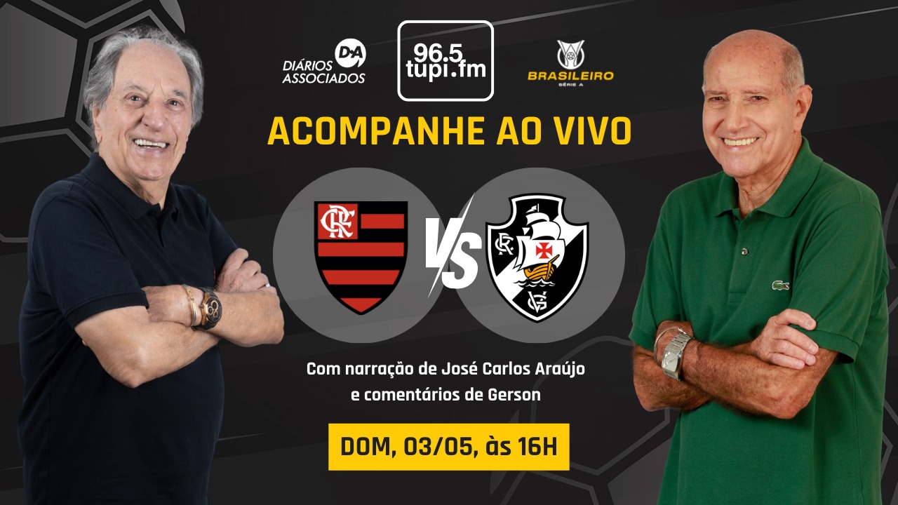 Ao vivo: Flamengo e Vasco disputam o clássico do milhões no Brasileirão