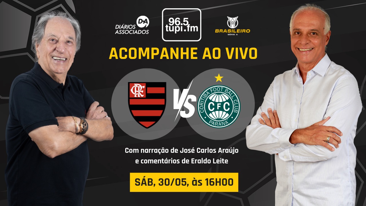 Ao vivo: Flamengo encara o Coritiba pelo Campeonato Brasileiro