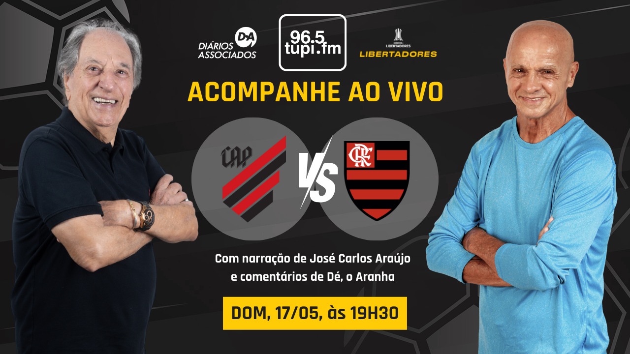 Ao vivo: Flamengo enfrenta o Athletico-PR na Arena da Baixada pelo Brasileirão