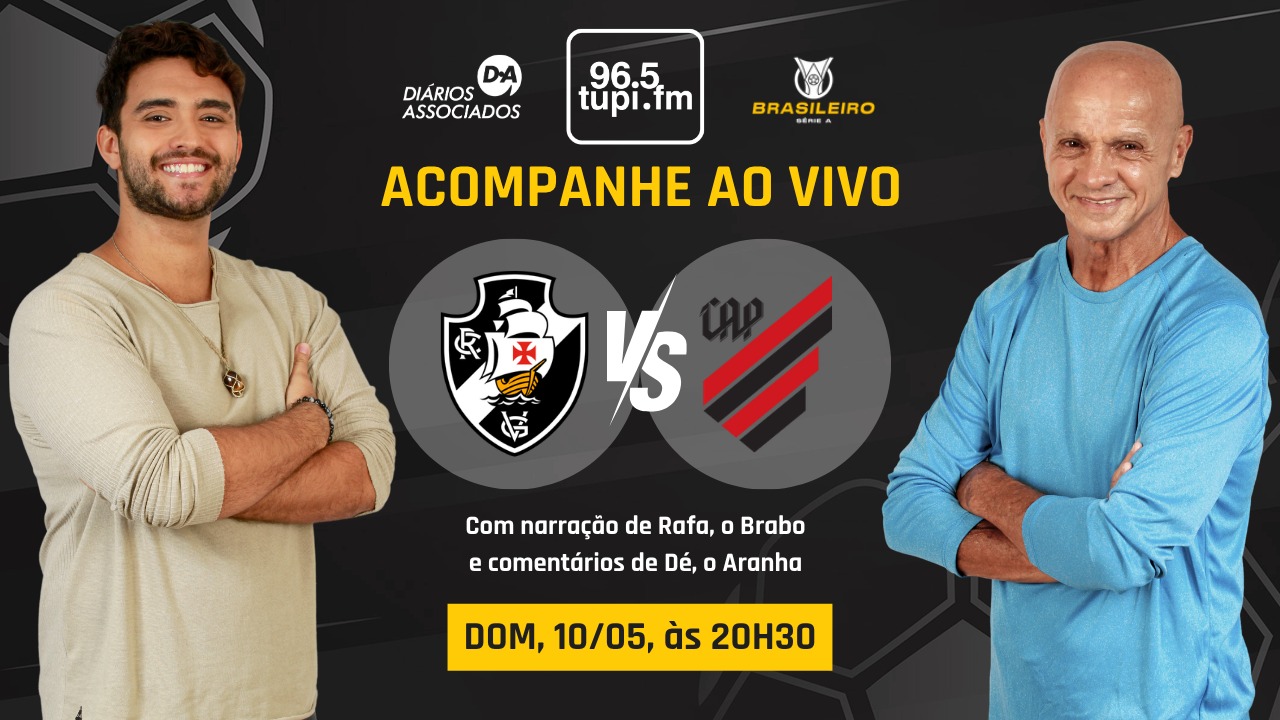 Ao vivo: Vasco e Athletico PR jogam pelo Campeonato Brasileiro