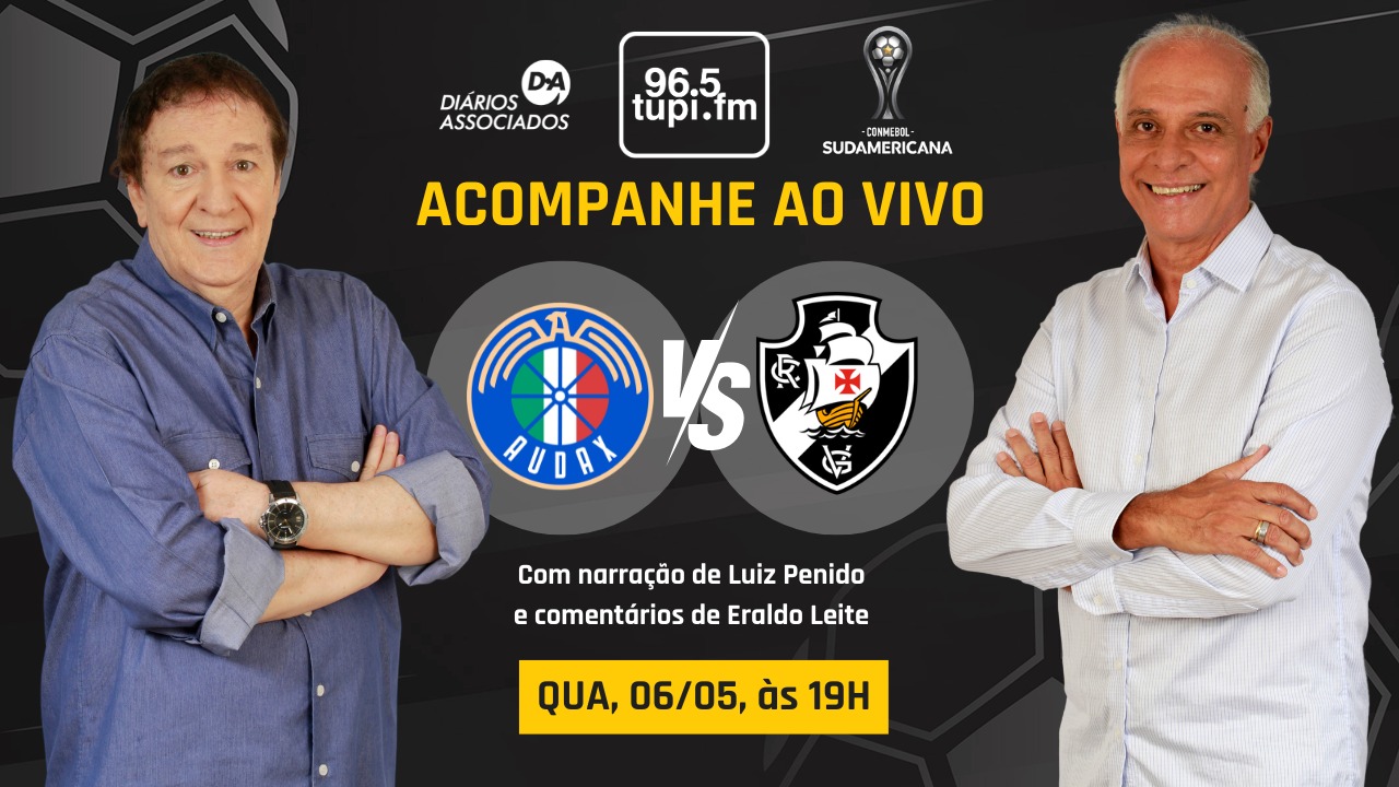 Ao vivo: Vasco e Audax Italiano disputam a liderança
