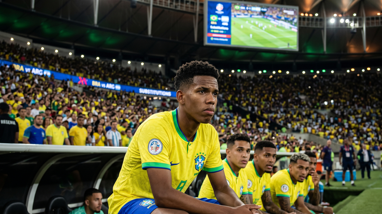 Estêvão pode ficar fora da convocação da Seleção Brasileira para a Copa do Mundo