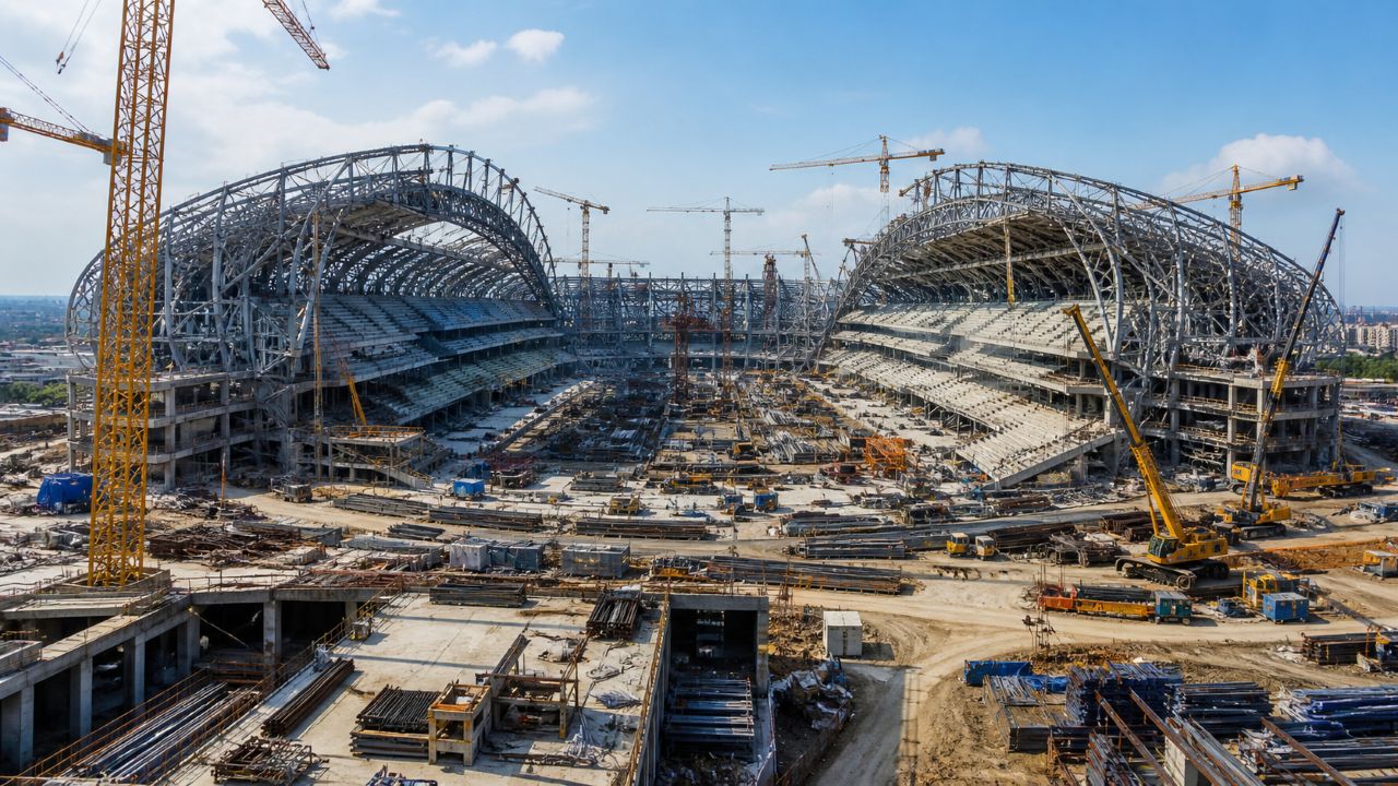 O futuro maior estádio do mundo promete impressionar pela capacidade gigantesca e pela ambição do projeto