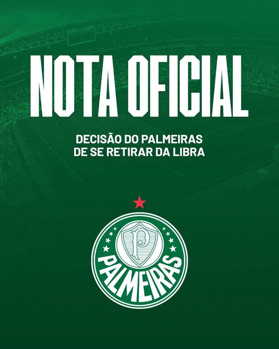 Palmeiras deixa Libra e detona “atitudes egoístas” nos bastidores