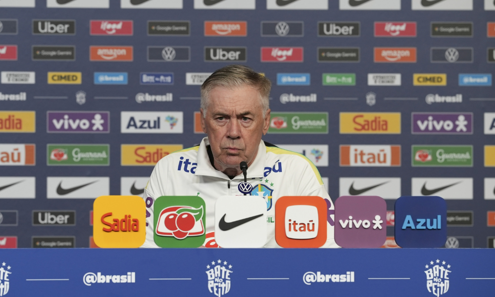Ancelotti confirma mudanças no Brasil para enfrentar o Egito
