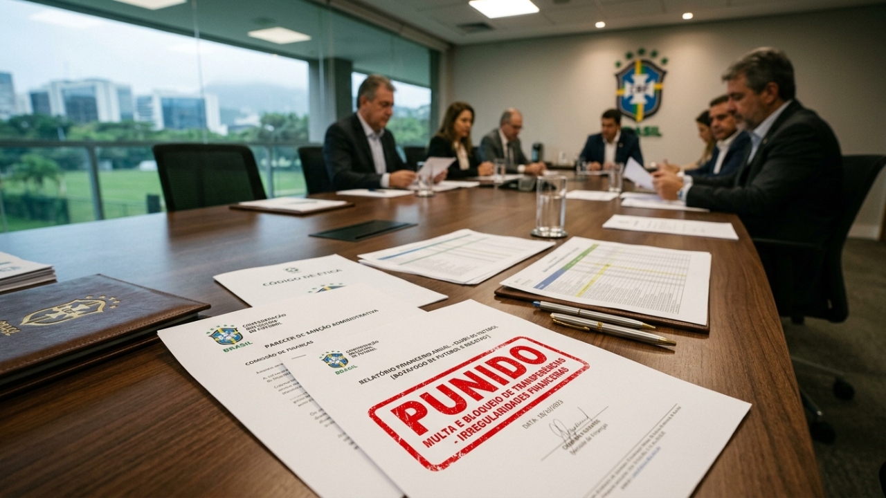 CBF aplica primeira punição a clube por descumprir regras de fair play financeiro