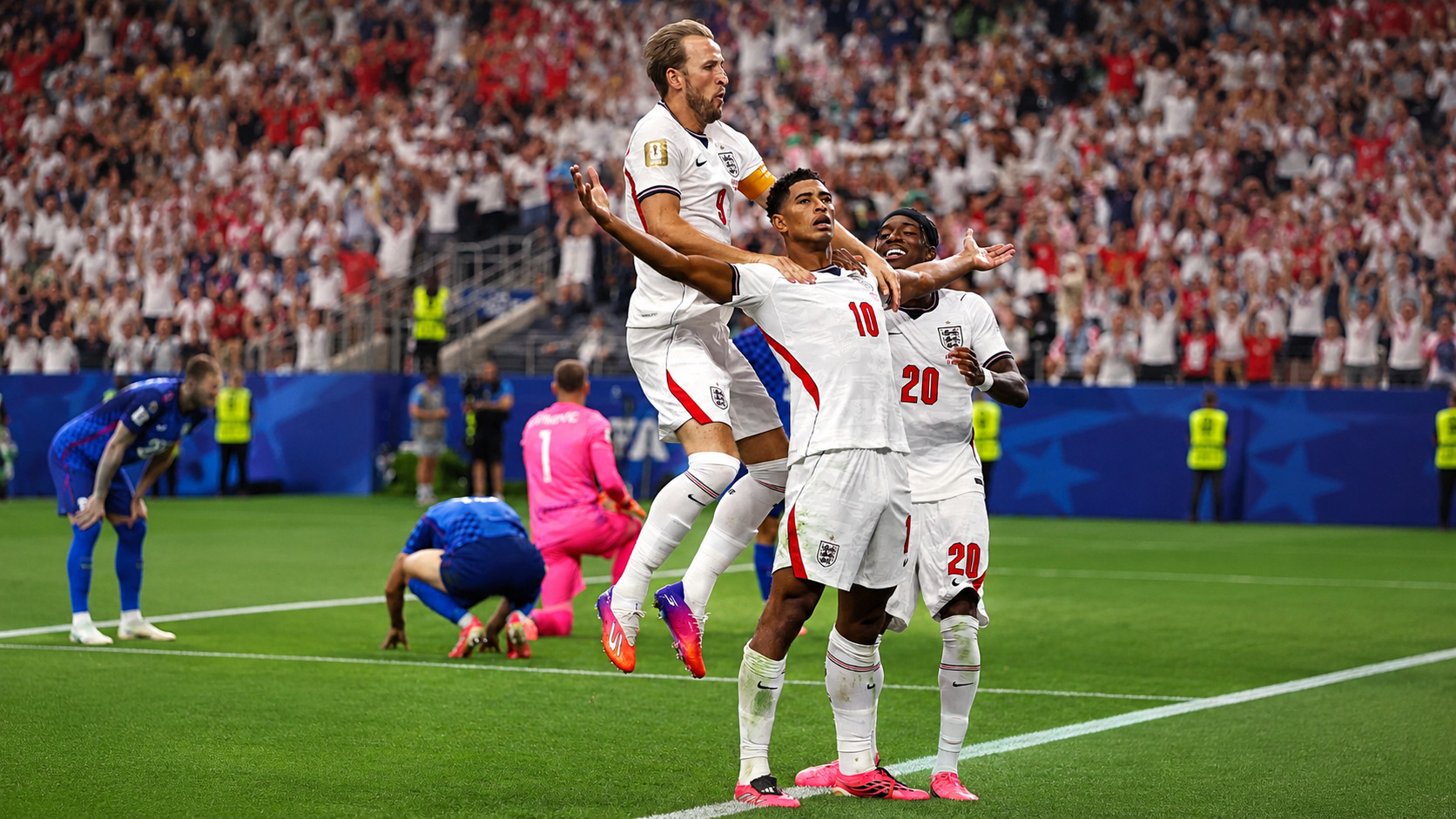 Em jogo movimentado, Inglaterra vence a Croácia pelo grupo L da Copa do Mundo