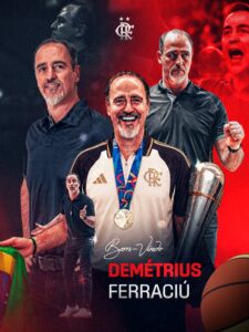 Flamengo anuncia técnico campeão para o FlaBasquete