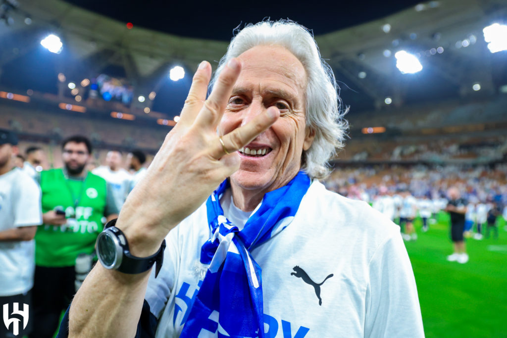 Jorge Jesus. Al-Hilal (Foto: Divulgação/Twitter/@Alhilal_FC)