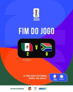 México vence África do Sul na estreia do Mundial 2026