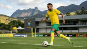 Neymar volta a treinar sem restrições e pode reforçar o Brasil contra a Escócia
