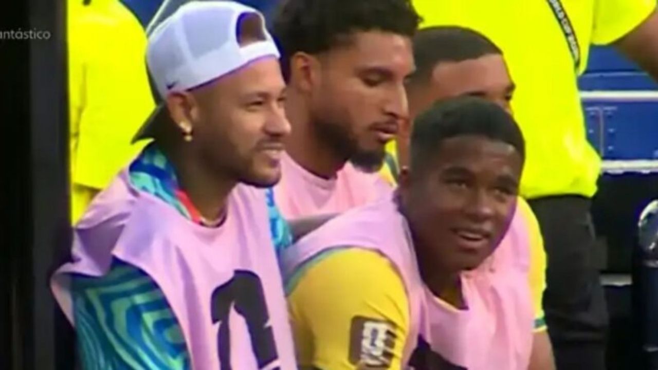 Vídeo dos bastidores mostra frustração de Endrick e broncas de Neymar na estreia do Brasil na Copa